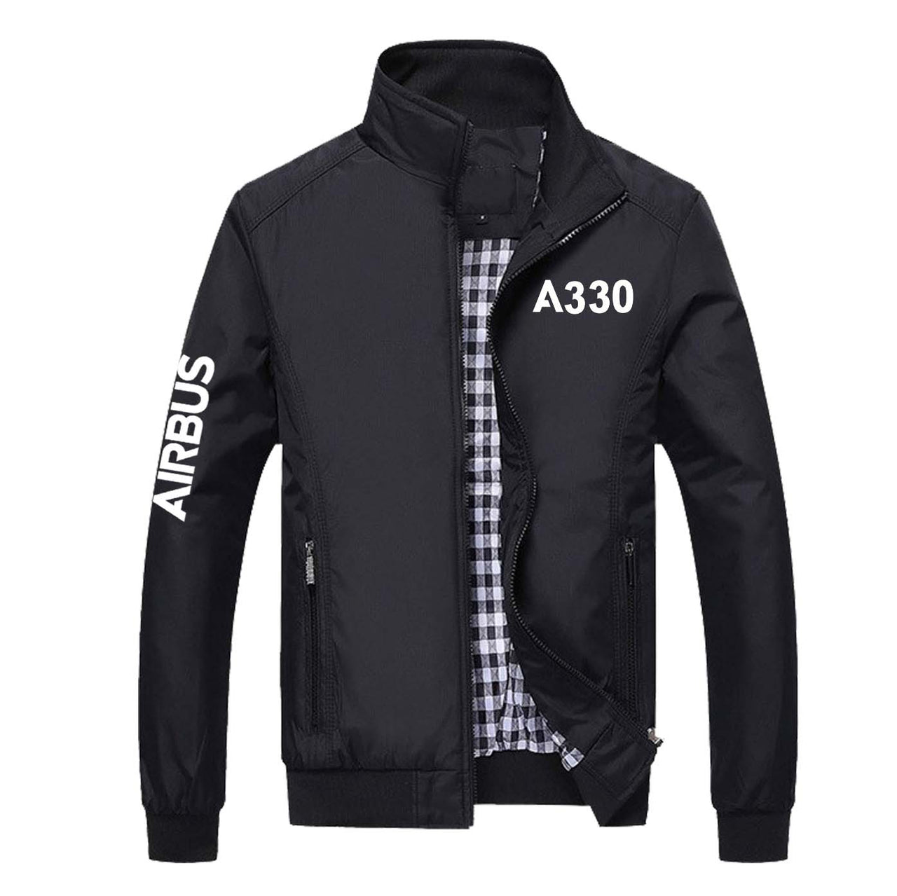 A330 Flat Text Designed Stylish Jackets