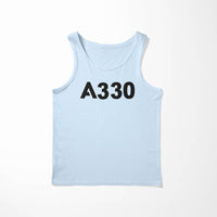 Thumbnail for A330 Flat Text Designed Tank Tops