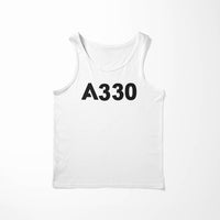 Thumbnail for A330 Flat Text Designed Tank Tops