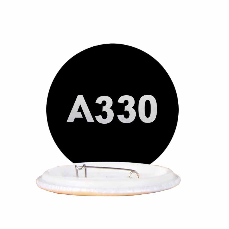 A330 Flat Text Designed Pins