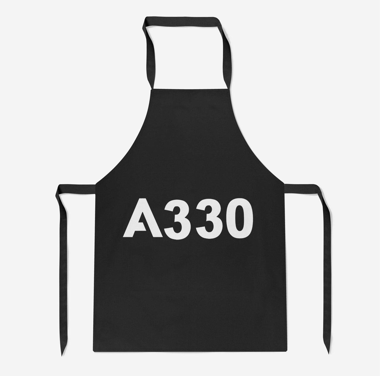 A330 Flat Text Designed Kitchen Aprons