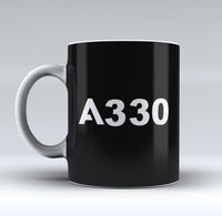 Thumbnail for A330 Flat Text Designed Mugs