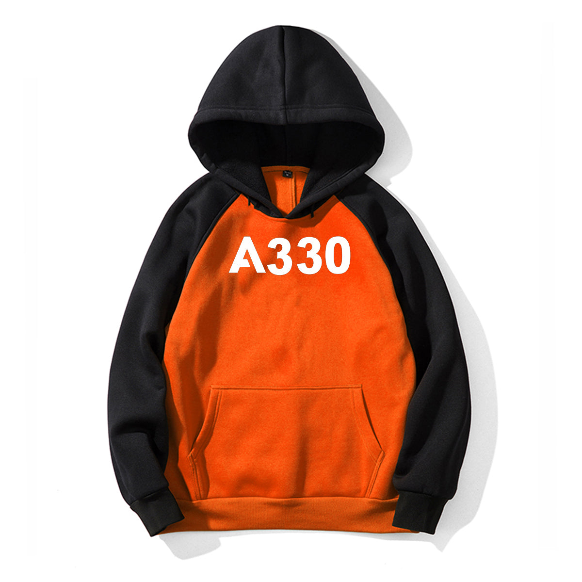 A330 Flat Text Designed Colourful Hoodies