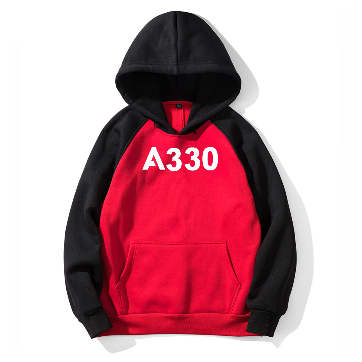 A330 Flat Text Designed Colourful Hoodies