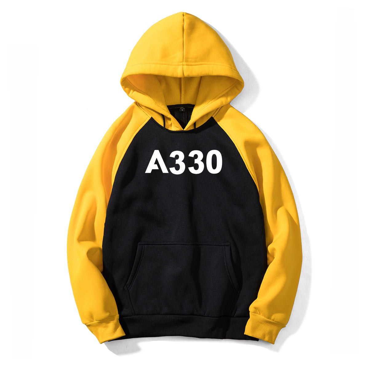 A330 Flat Text Designed Colourful Hoodies