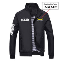 Thumbnail for A330 Flat Text Designed Stylish Jackets