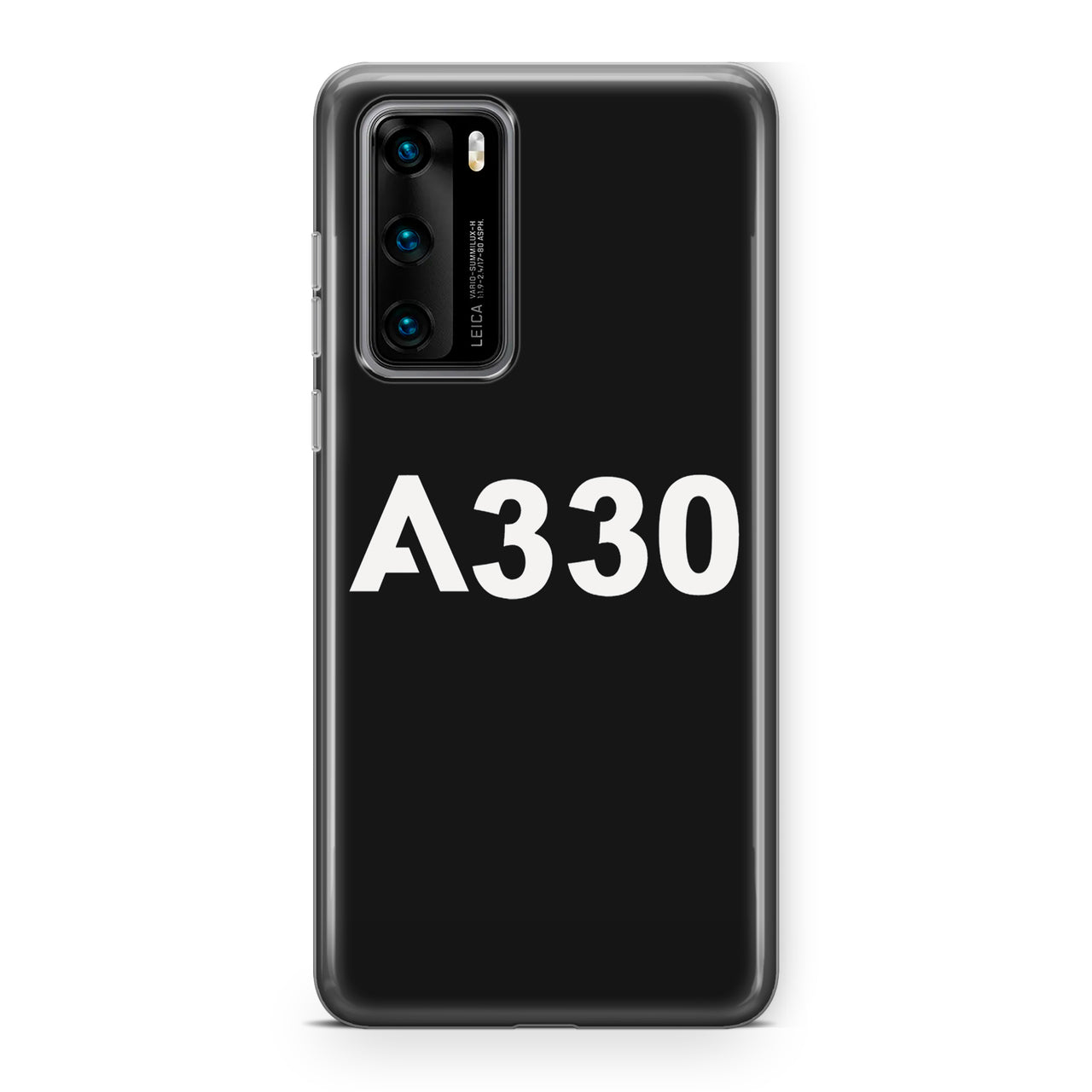 A330 Flat Text Designed Huawei Cases