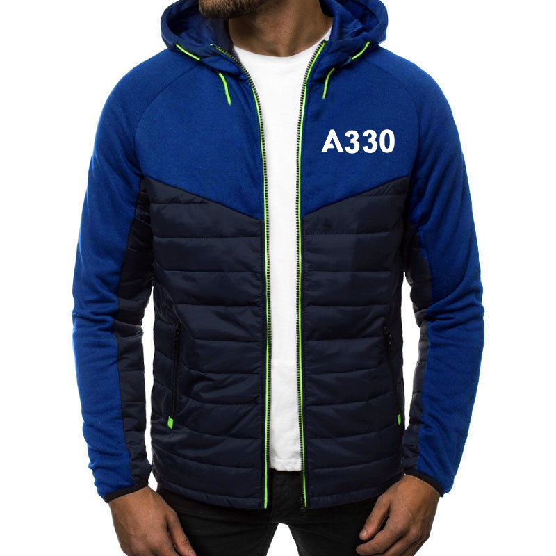 A330 Flat Text Designed Sportive Jackets