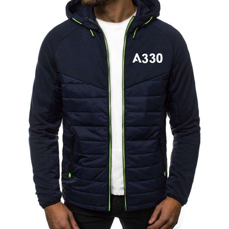 A330 Flat Text Designed Sportive Jackets