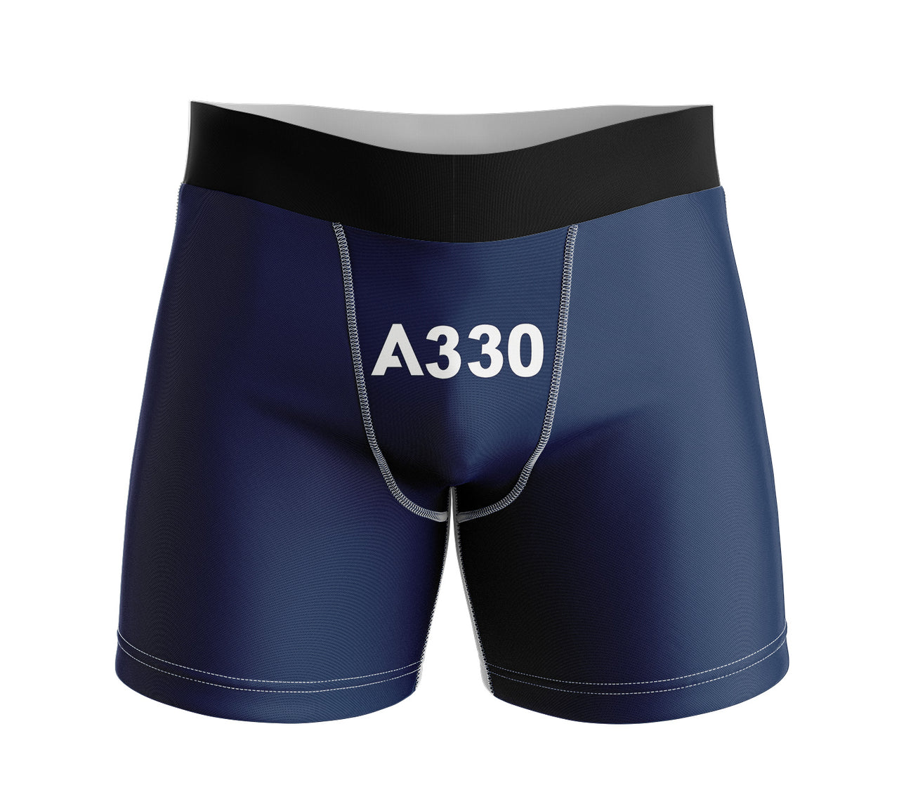 A330 Flat Text Designed Men Boxers