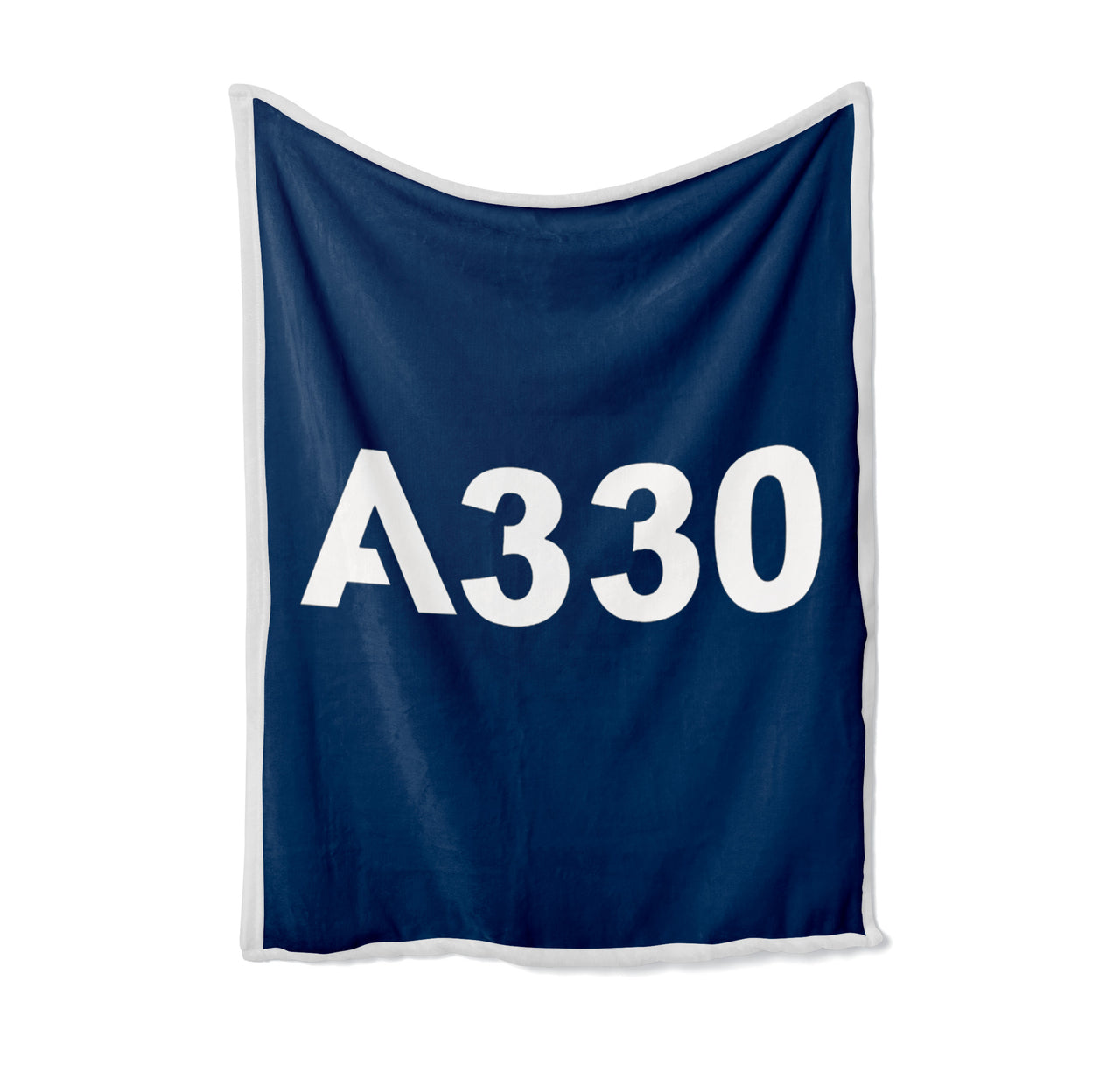 A330 Flat Text Designed Bed Blankets & Covers