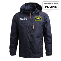 Thumbnail for A330 Flat Text Designed Thin Stylish Jackets