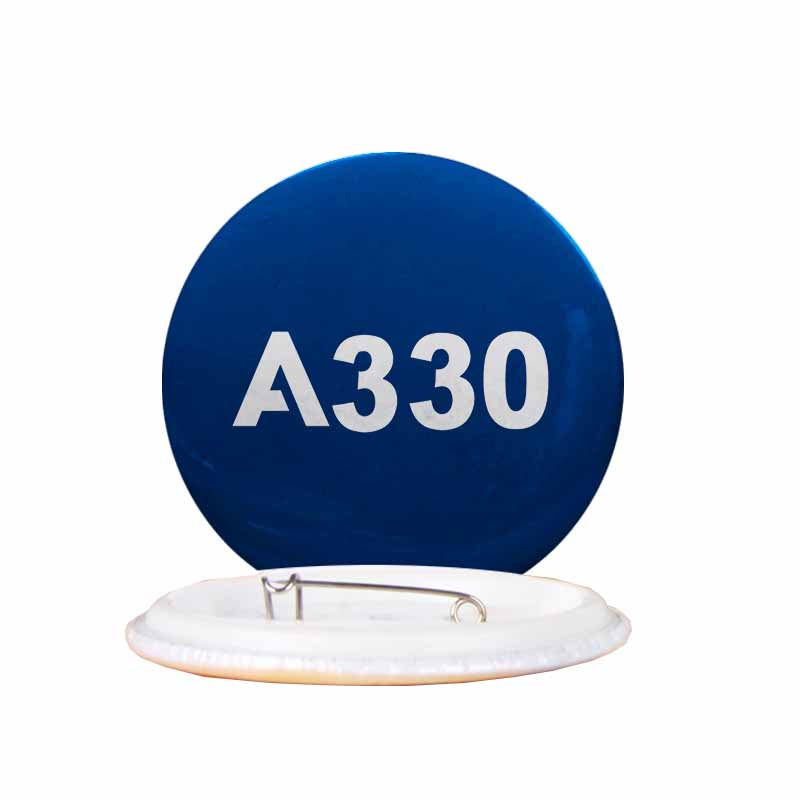 A330 Flat Text Designed Pins