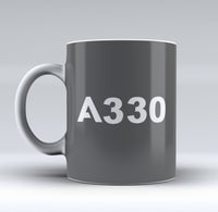 Thumbnail for A330 Flat Text Designed Mugs