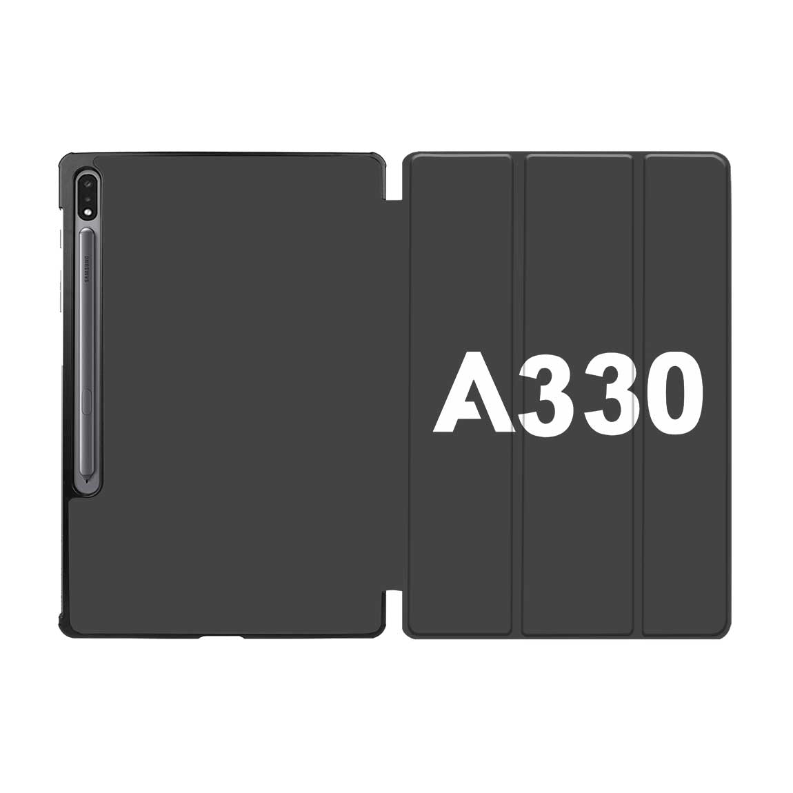 A330 Flat Text Designed Samsung Tablet Cases