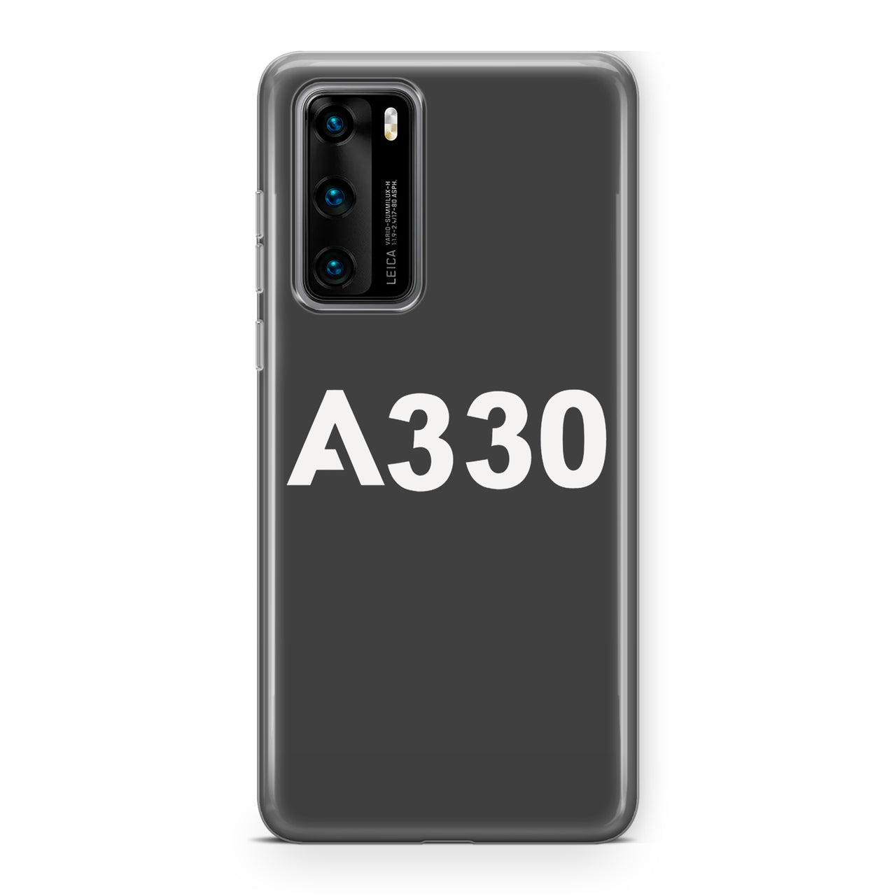 A330 Flat Text Designed Huawei Cases