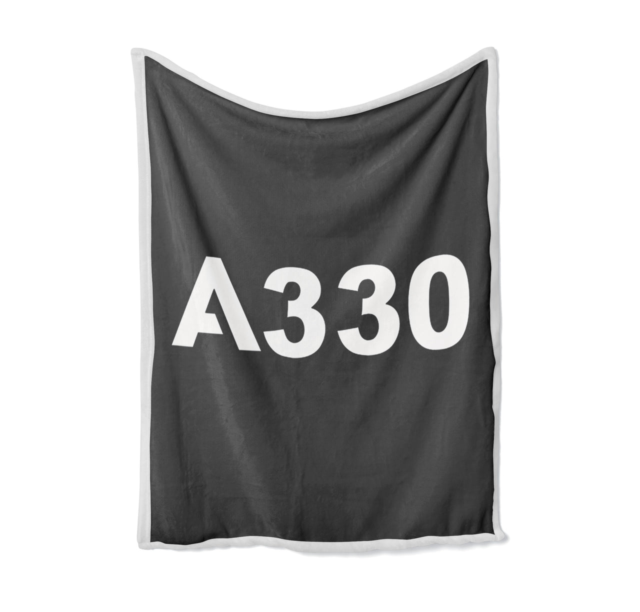 A330 Flat Text Designed Bed Blankets & Covers