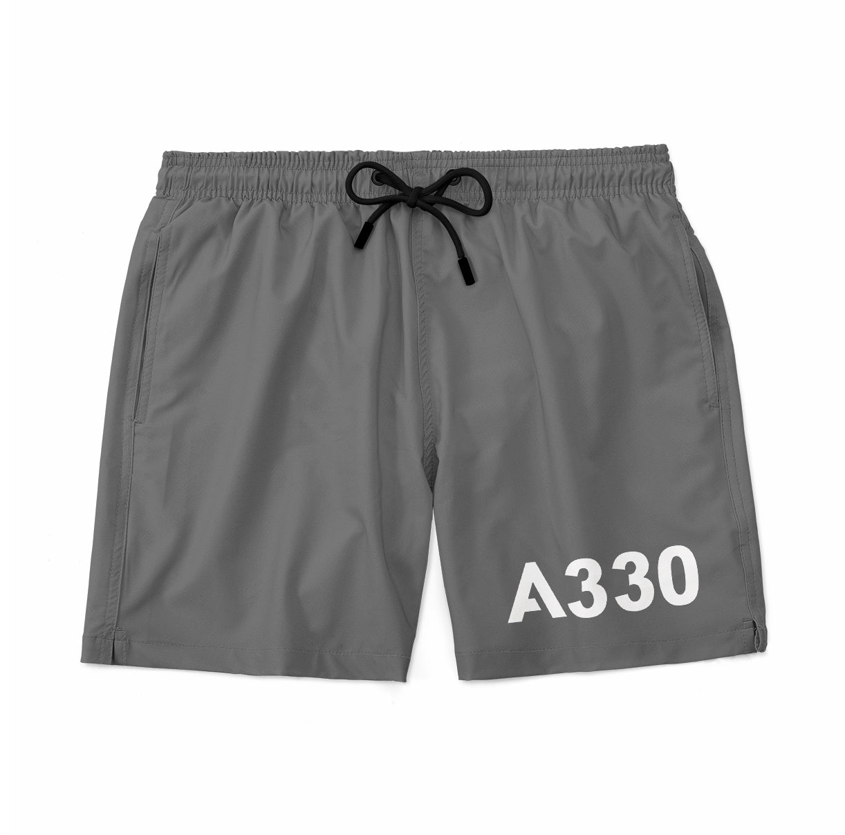 A330 Flat Text Designed Swim Trunks & Shorts