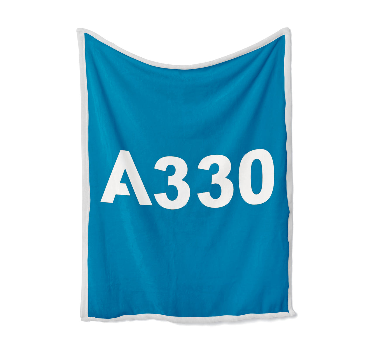 A330 Flat Text Designed Bed Blankets & Covers