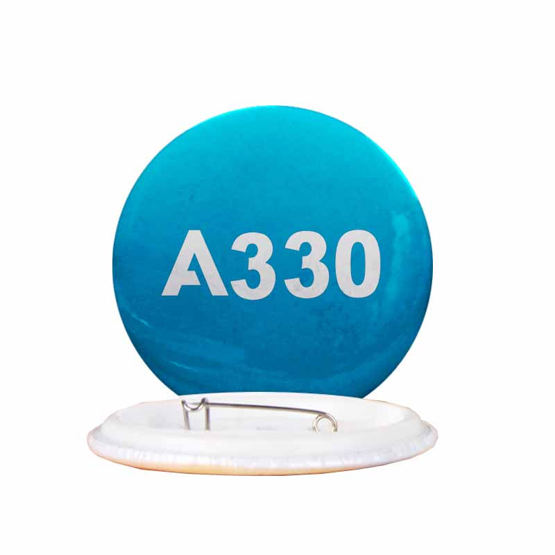 A330 Flat Text Designed Pins