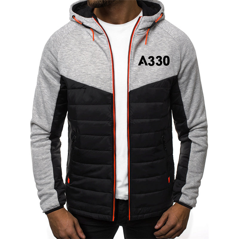 A330 Flat Text Designed Sportive Jackets