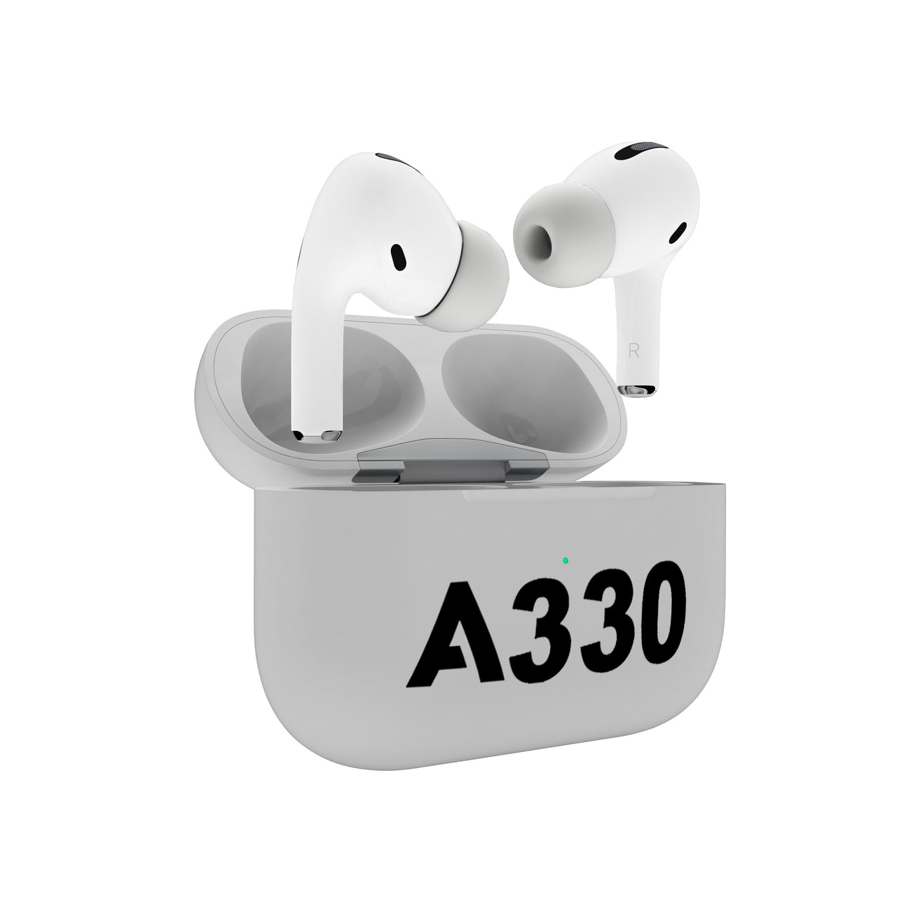 A330 Flat Text Designed AirPods  Cases