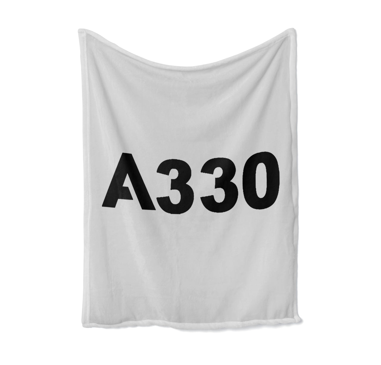 A330 Flat Text Designed Bed Blankets & Covers