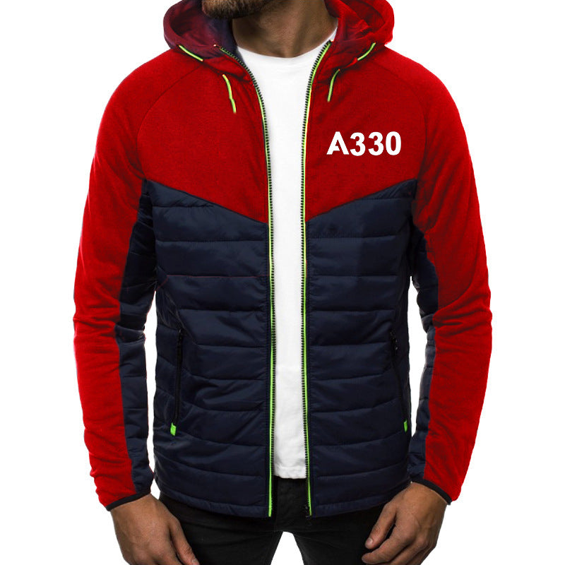 A330 Flat Text Designed Sportive Jackets