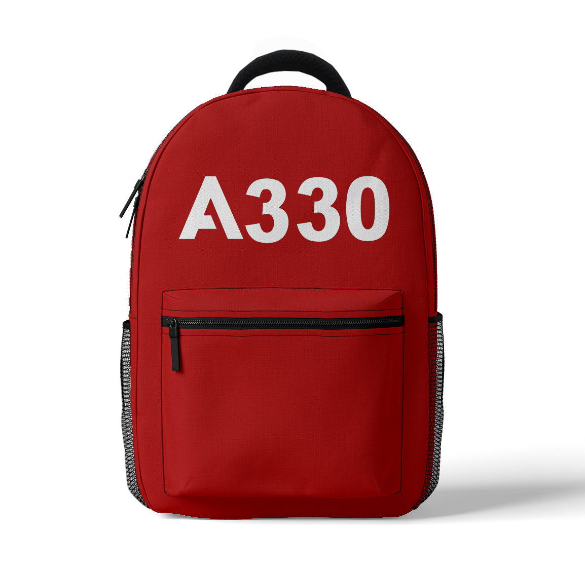 A330 Flat Text Designed 3D Backpacks