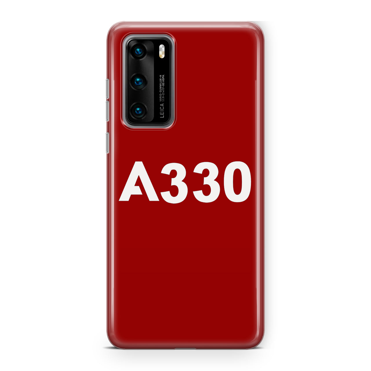 A330 Flat Text Designed Huawei Cases