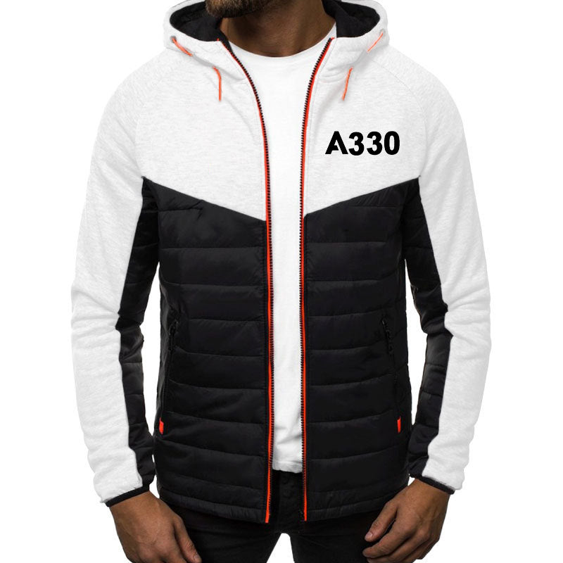 A330 Flat Text Designed Sportive Jackets