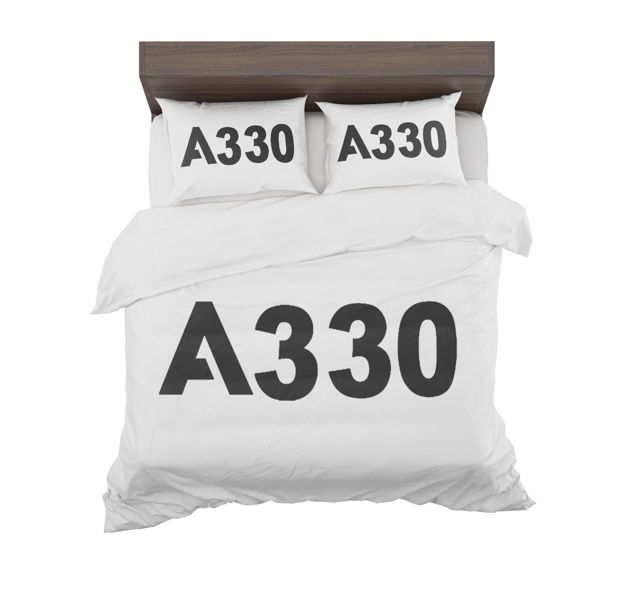 A330 Flat Text Designed Bedding Sets