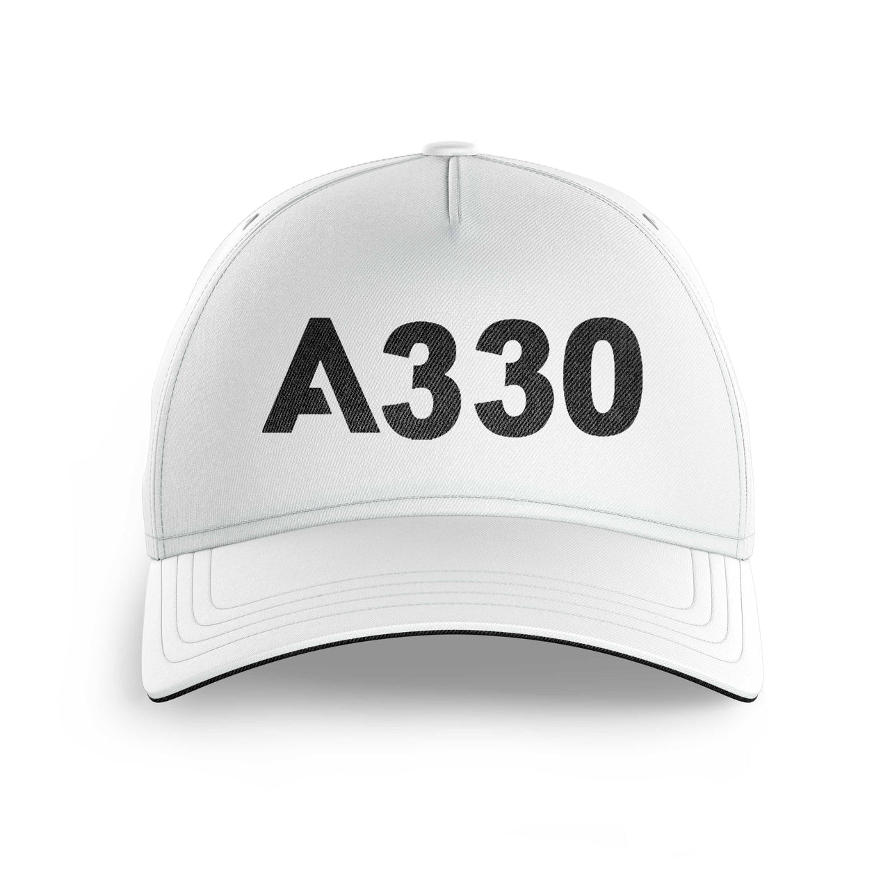 A330 Flat Text  Printed Hats