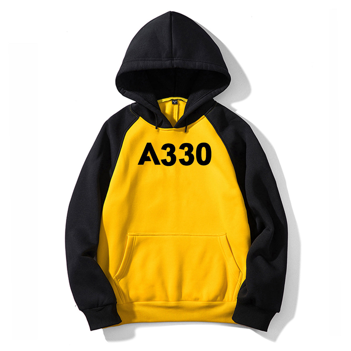 A330 Flat Text Designed Colourful Hoodies