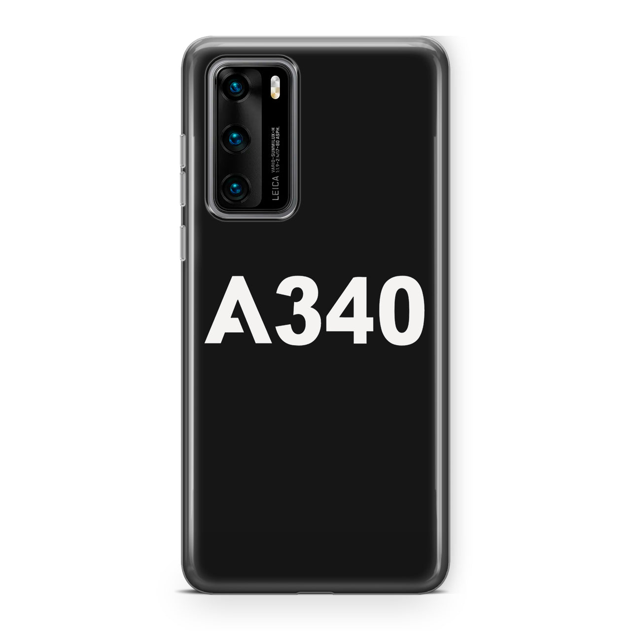 A340 Flat Text Designed Huawei Cases