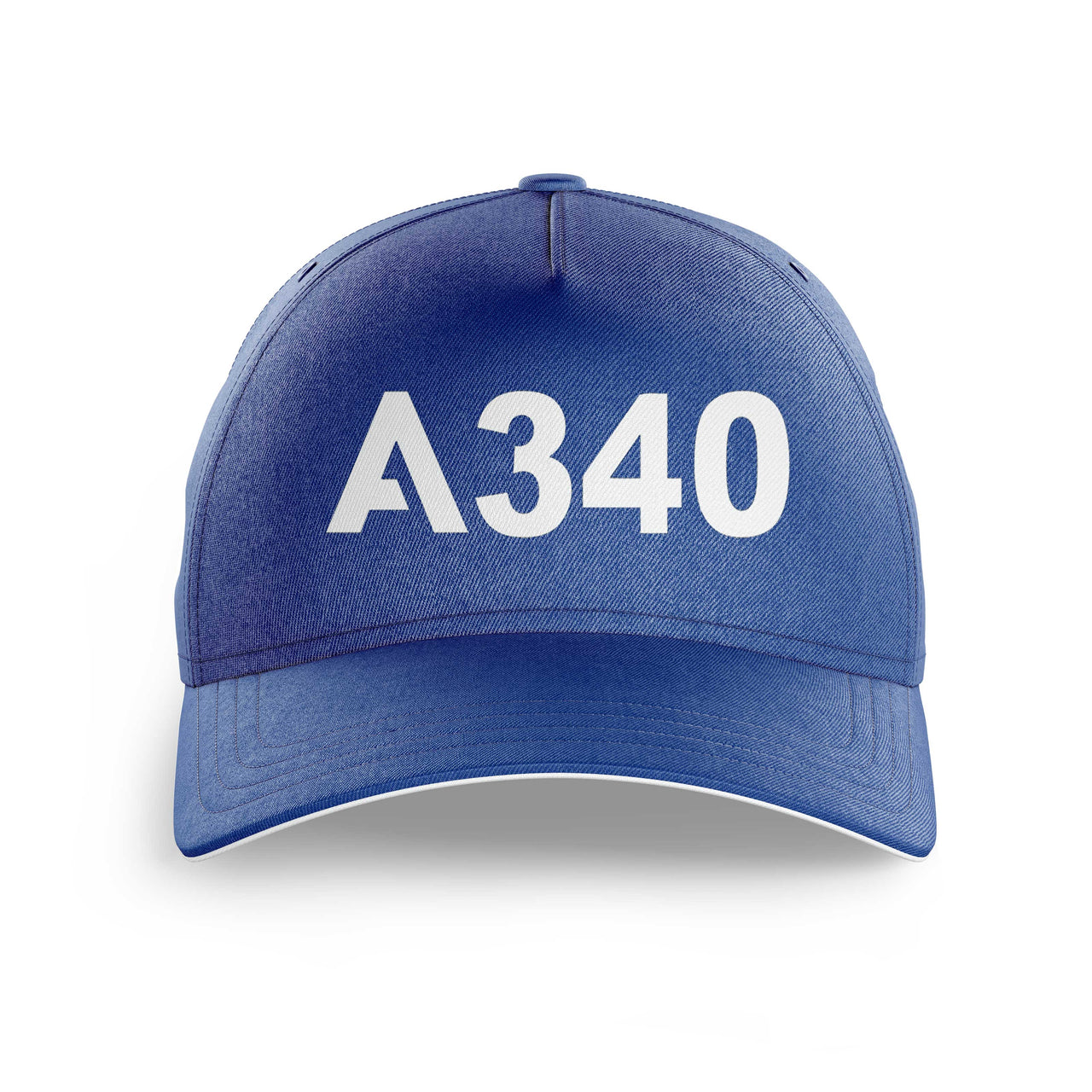 A340 Flat Text Printed Hats