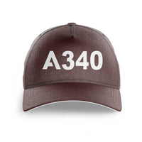 Thumbnail for A340 Flat Text Printed Hats