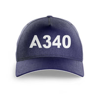 Thumbnail for A340 Flat Text Printed Hats