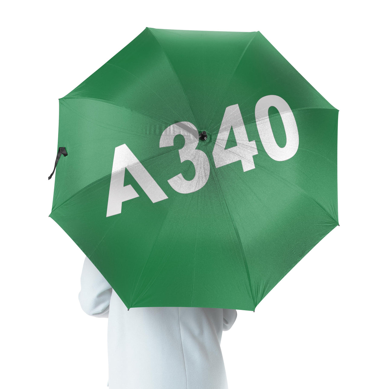 A340 Flat Text Designed Umbrella