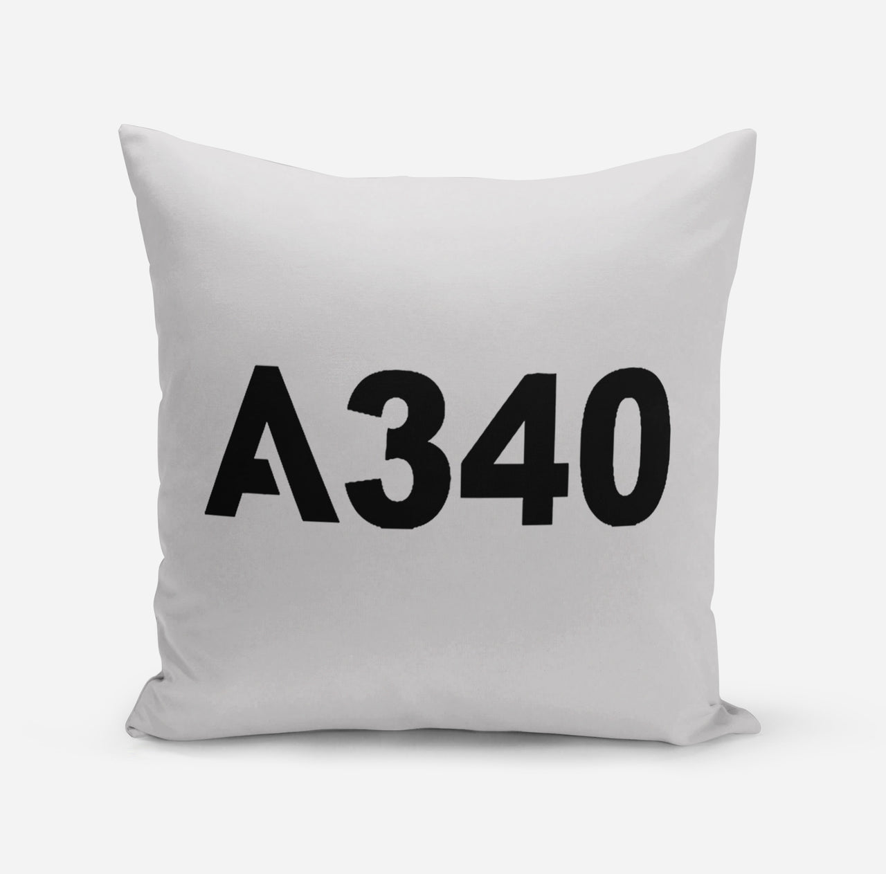 A340 Flat Text Designed Pillows