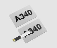 Thumbnail for A340 Flat Text Designed USB Cards