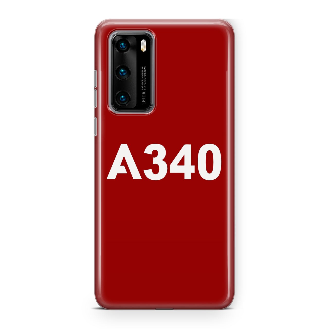 A340 Flat Text Designed Huawei Cases