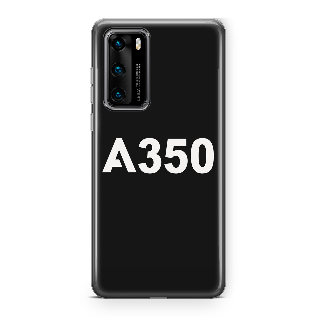 A350 Flat Text Designed Huawei Cases