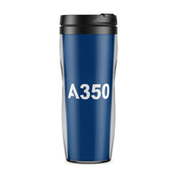 Thumbnail for A350 Flat Text Designed Travel Mugs