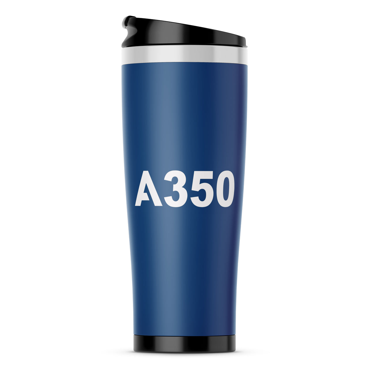 A350 Flat Text Designed Travel Mugs