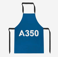 Thumbnail for A350 Flat Text Designed Kitchen Aprons