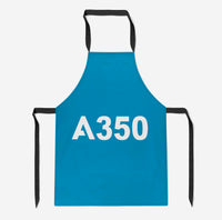 Thumbnail for A350 Flat Text Designed Kitchen Aprons