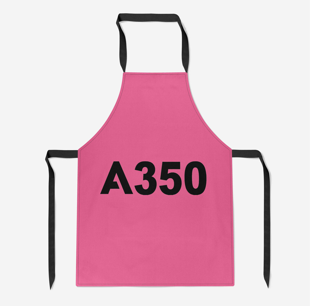 A350 Flat Text Designed Kitchen Aprons