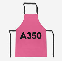 Thumbnail for A350 Flat Text Designed Kitchen Aprons