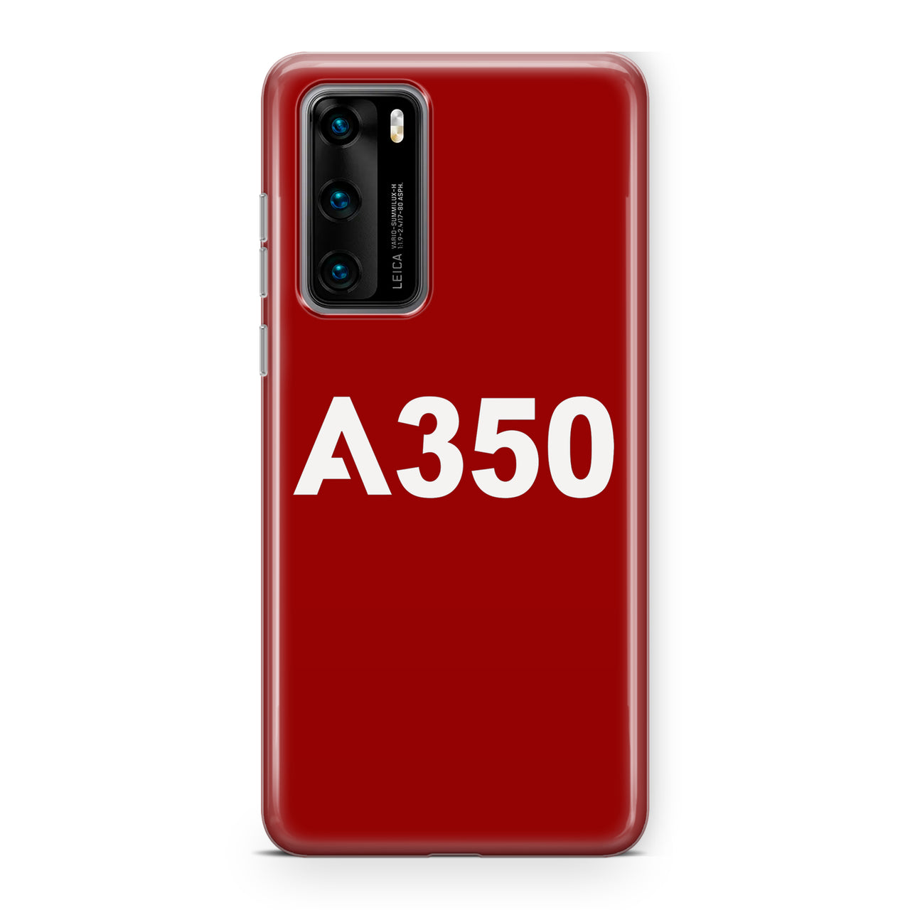 A350 Flat Text Designed Huawei Cases